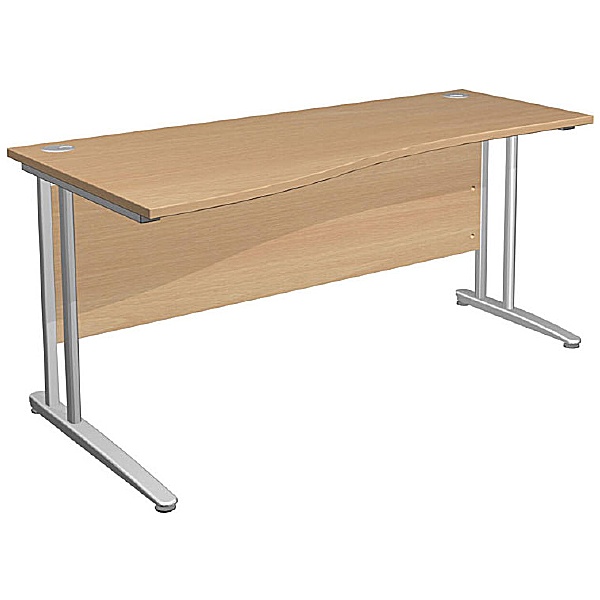 Gravity Standard Shallow Wave Cantilever Desk