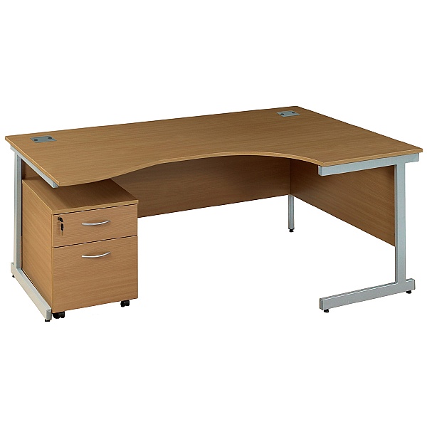 Ergonomic Desks With Mobile Pedestal
