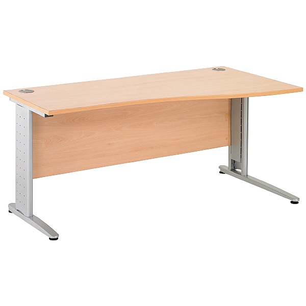 Gravity Executive Shallow Wave Cantilever Desk