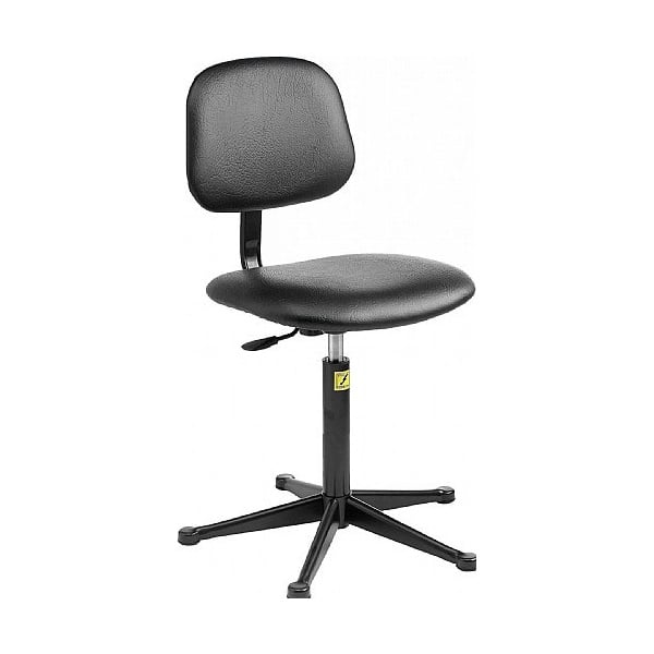 Static Dissipative Vinyl Chair With Glides
