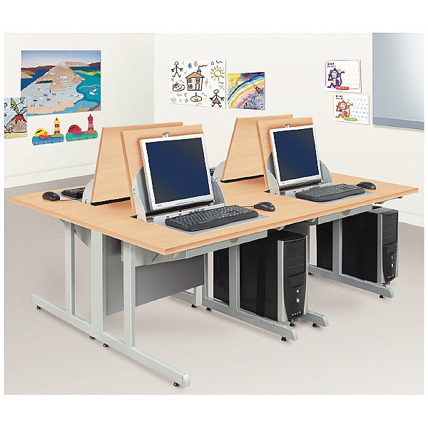 SmartTop ICT Desks - Two User Computer Desks
