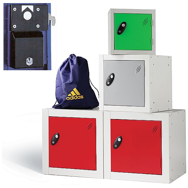 Cube Coin Retain Lockers With ActiveCoat
