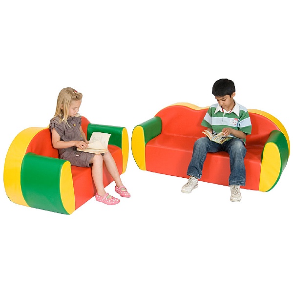 Block Colour Childrens Sofas Free UK Delivery
