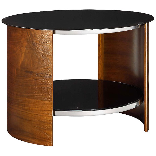 Spectrum Real Wood Veneer Round Occasional Table W
