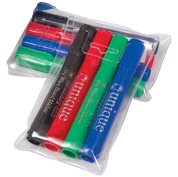 Assorted Teacher Dry Wipe Marker Pen Packs