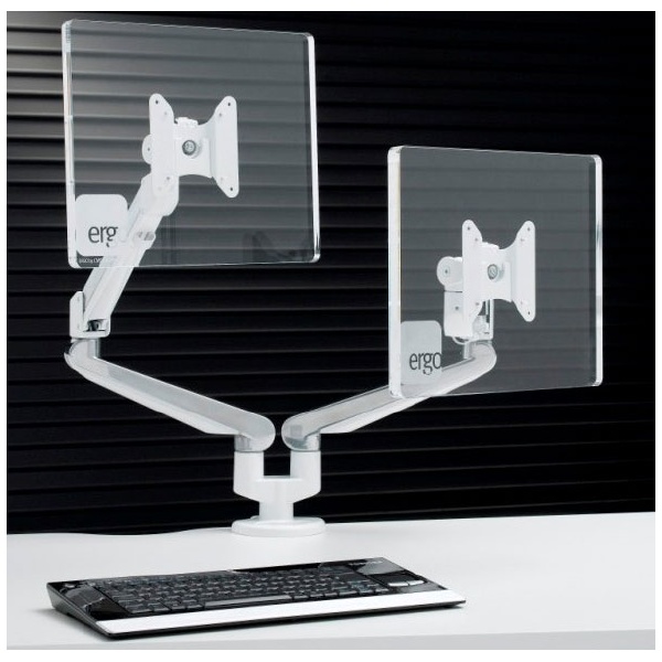 Ascend Dual Monitor Gas Assisted Arms Show