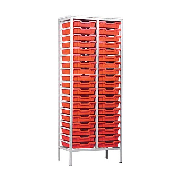 Monarch Static Double Column 38 Tray Storage Unit