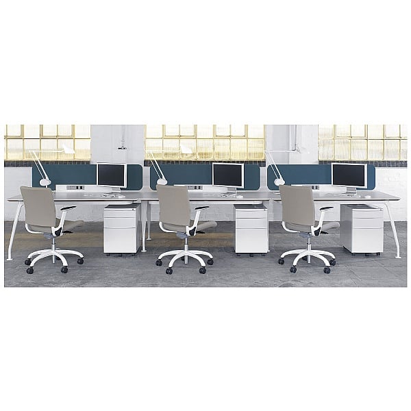 DNA Sexto Rectangular Bench Desks