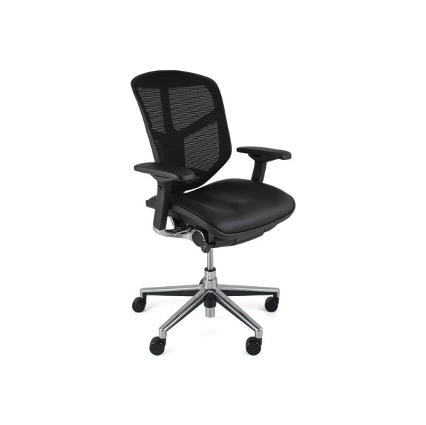 Enjoy Mesh & Leather Office Chairs (Without Headrest)