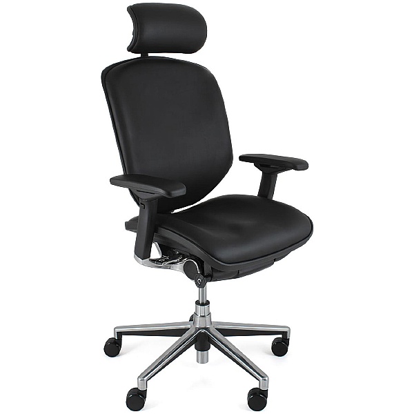 Enjoy Leather Office Chair (With Headrest)