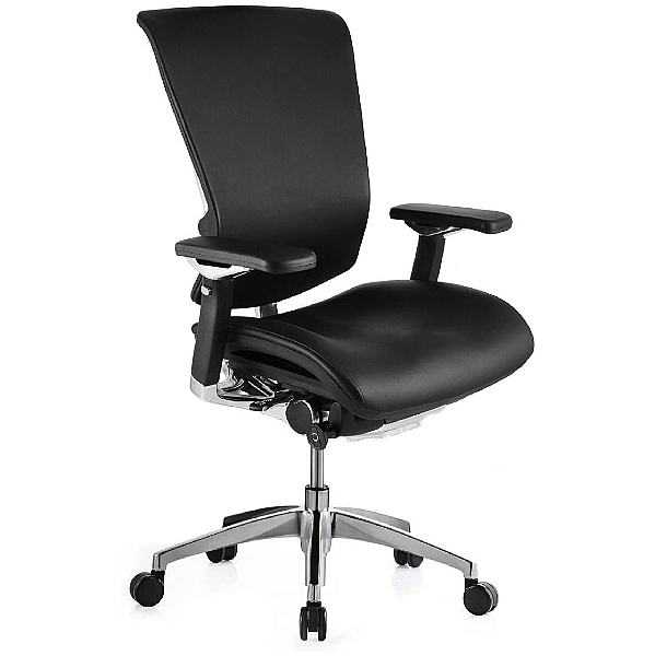 Nefil Ergonomic Leather Office Chair (Without Headrest)