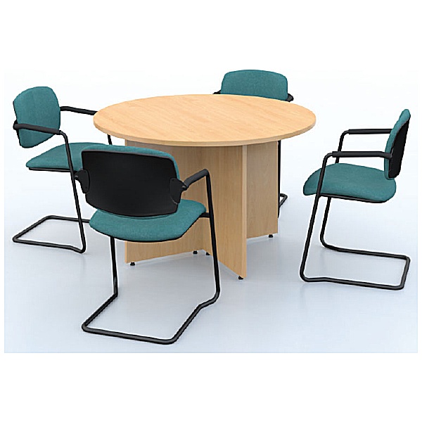 Sven X-Range Arrowhead Circular Meeting Table