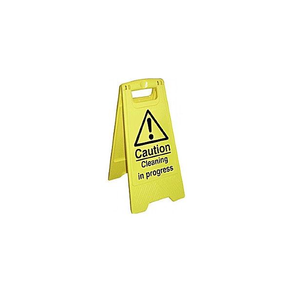 Caution Cleaning In Progress Floor Sign
