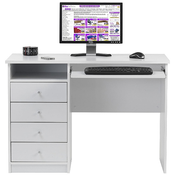 Picasa White Home Office Desk
