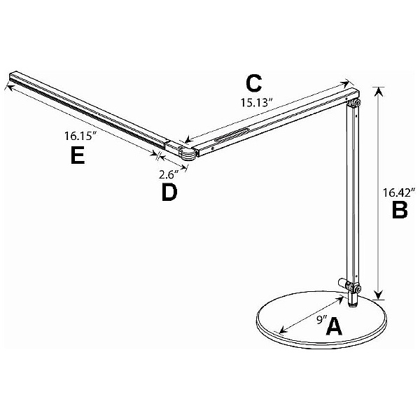 Koncept ZBar LED Task Light