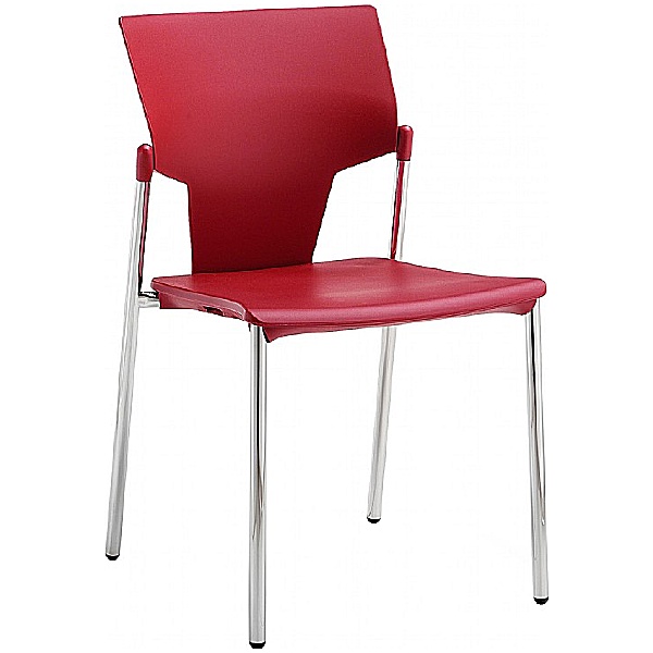 Pledge Ikon 4 Leg Chair Red