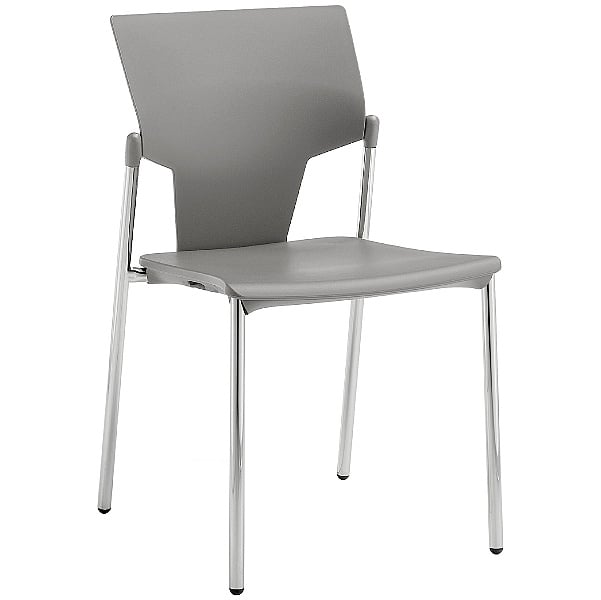 Pledge Ikon 4 Leg Chair Grey