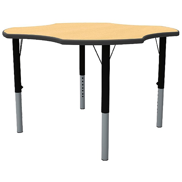 Height Adjustable Clover Theme Table