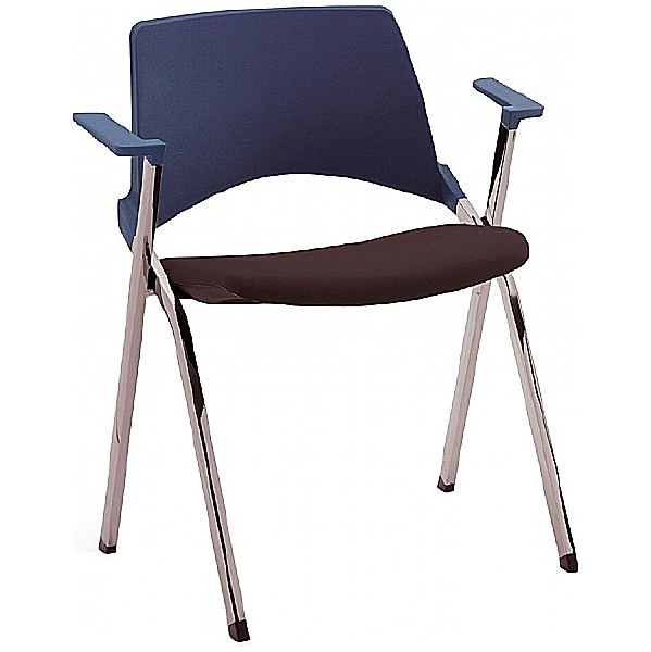 Pledge La Kendo Upholstered Stackable 4 Leg Chair