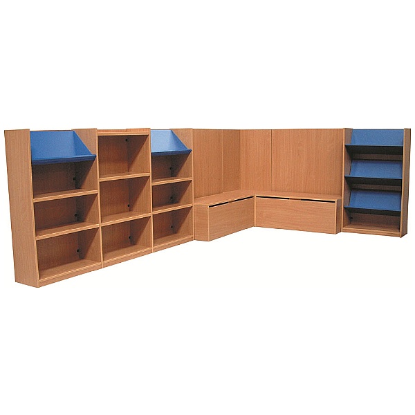 Nexus Large Corner Combination Bookcases