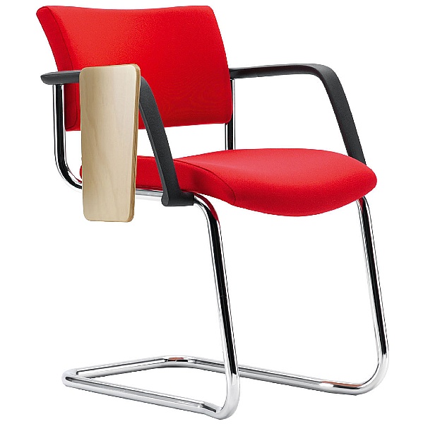 Pledge Arena Square Back Cantilever Chair & Tablet