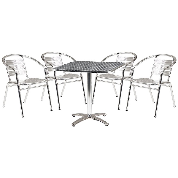 Rio Square Bistro Table & Chair Bundle Deal