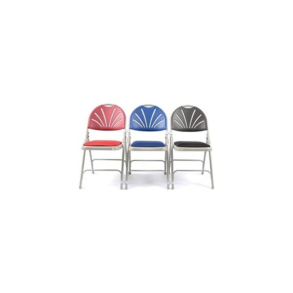 Round Folding Table & 8 Folding Chair Bundle Deal