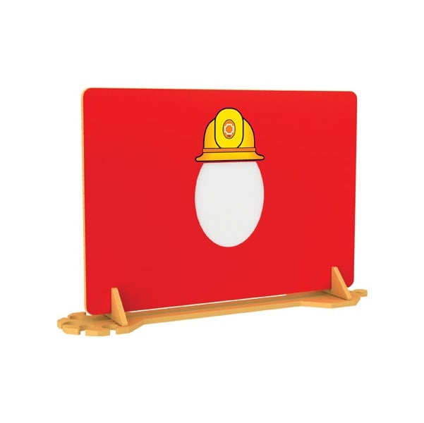 Fire Fighter Room Divider With Mirror