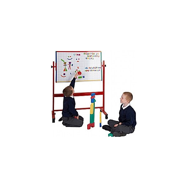 Coloured Frame Junior Mobile Tilting Whiteboard