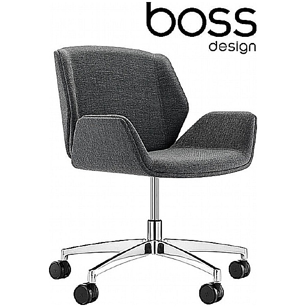 Boss Design Kruze Meeting Chair With Five Star Bas