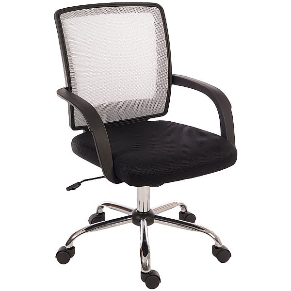 Twist Mesh Back Executive Operator Chair White