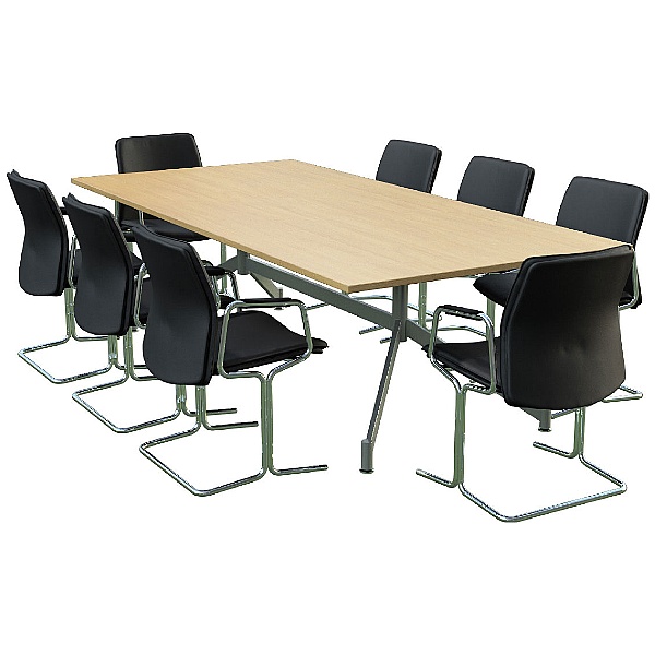 Sven Ambus Rectangular Oak Conference Table