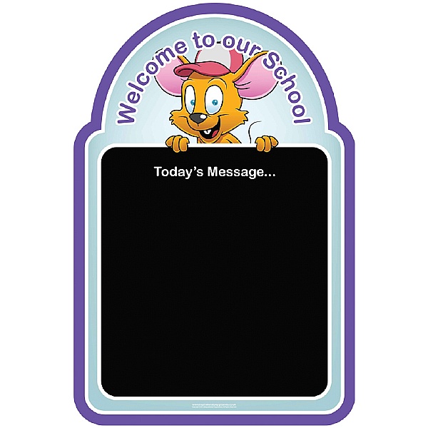 Welcome Mouse Chalkboard