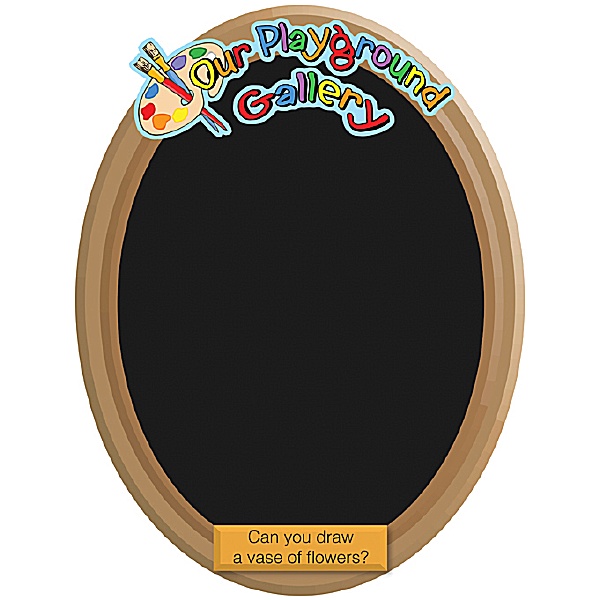 Our Gallery Vase Chalkboard