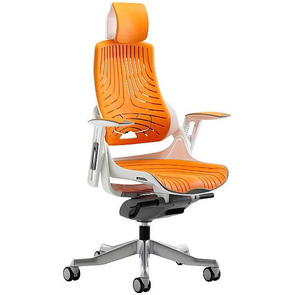 Jett Elastomer Operator Chair - Orange