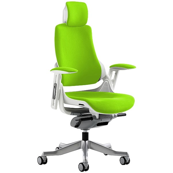 Jett Colours Operator Chair With Headrest - Madura