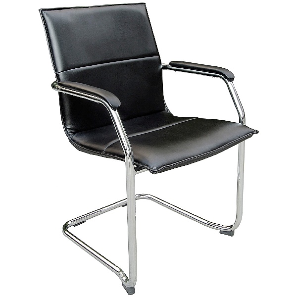 Essence Leather Faced Visitor Chairs - Pack of 2