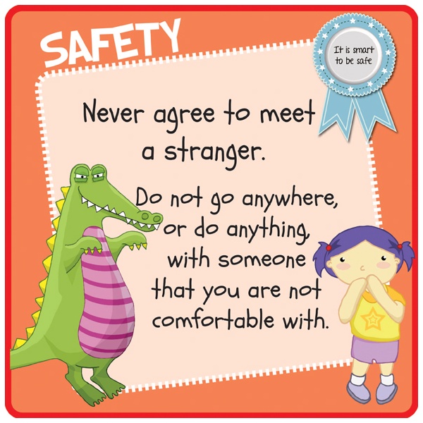 Children's Stranger Safety Sign