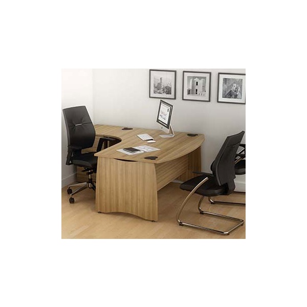 Gresham EX10 Bow Fronted Ergonomic Office Desks