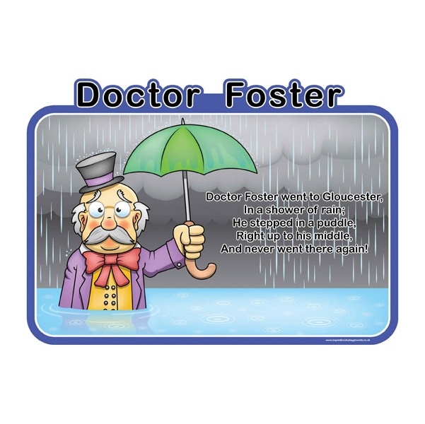Doctor Foster Nursery Rhymes Signs