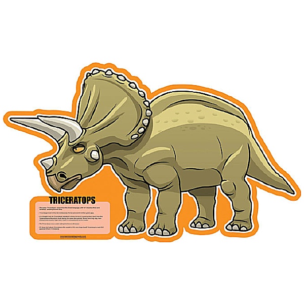 Triceratops Dinosaur Sign
