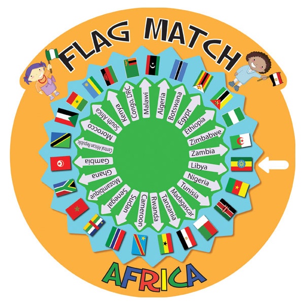 Flag Match Africa Sign