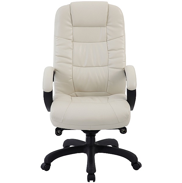 Parma Cream Executive Leather Office Chairs