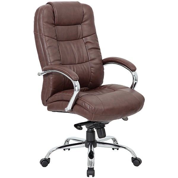 Verona Brown Executive Leather Office Chair