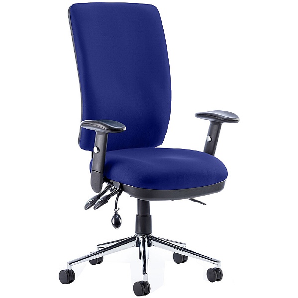 Vital 24Hr Ergonomic High Back Chair Blue