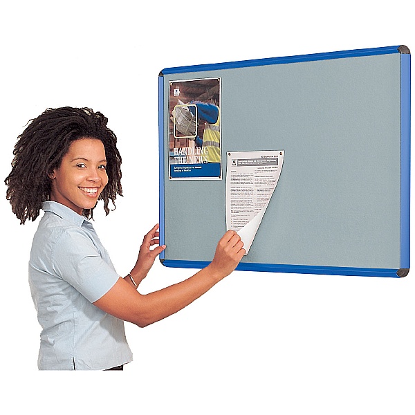 Resist-a-Flame Coloured Frame Shield Noticeboard