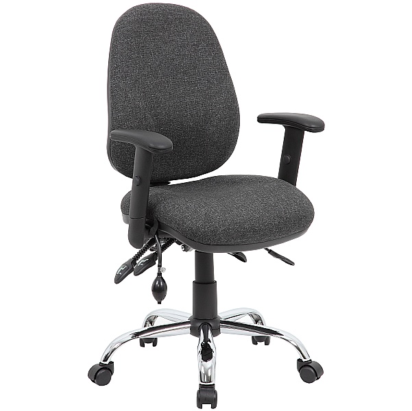 fully loaded comfort ergo operator chairs