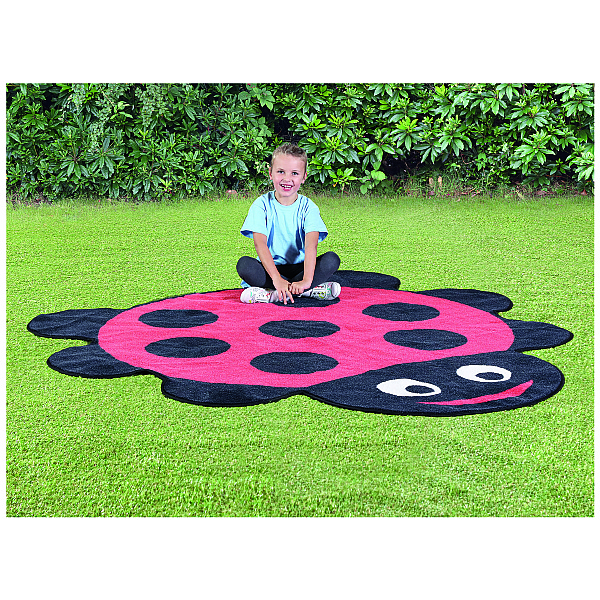 Back to Nature Ladybird Shaped Outdoor Play Mat Play and Outdoor