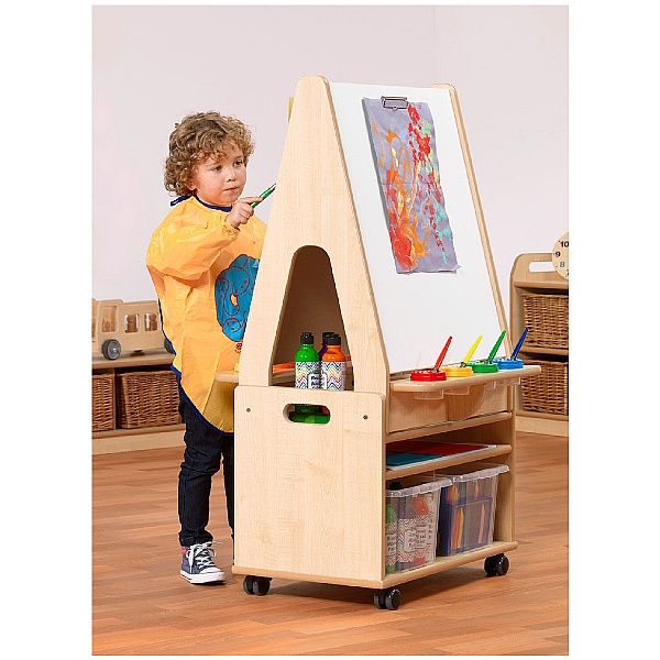 Millhouse Easel Stand & Storage Trolley