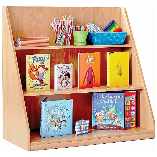 Library Unit With 3 Fixed Straight Shelves